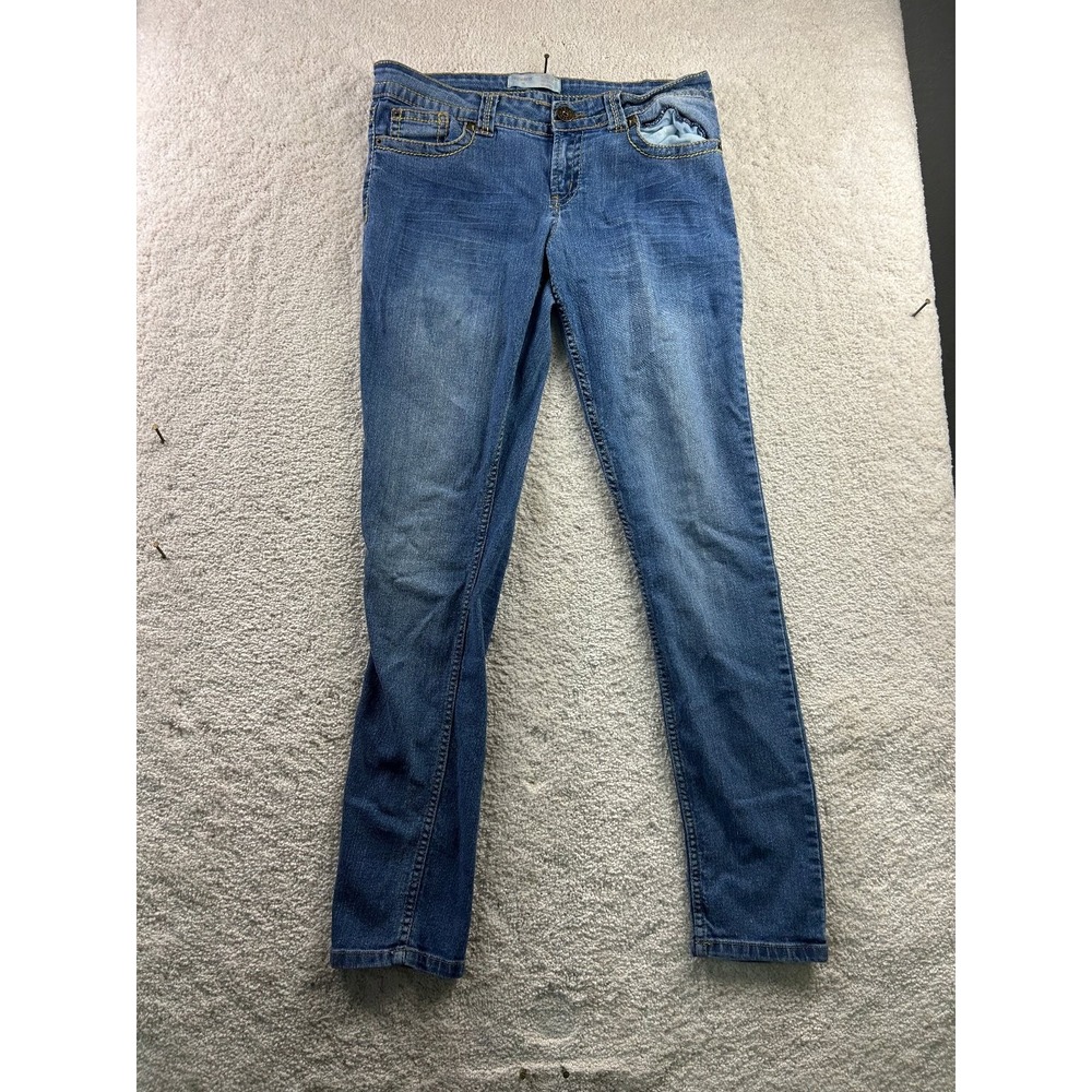 No Boundaries Women's Jeans Size 15 Medium Wash Stretch Skinny